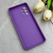 قاب گوشی Galaxy A32 4G سامسونگ سیلیکونی فانتزی عروسکی برجسته طرح لبوبو LABUBU محافظ لنزدار بنفش کد 126192
