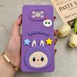 قاب گوشی Poco X3 - Poco X3 Pro شیائومی سیلیکونی فانتزی عروسکی برجسته طرح لبوبو LABUBU محافظ لنزدار بنفش کد 126201
