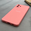 قاب گوشی Galaxy A07 سامسونگ سیلیکونی اورجینال پاک کنی درجه یک زیربسته صورتی کد 97707