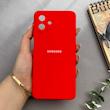 قاب گوشی Galaxy A07 سامسونگ سیلیکونی اورجینال پاک کنی درجه یک زیربسته قرمز کد 97708