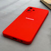 قاب گوشی Galaxy A07 سامسونگ سیلیکونی اورجینال پاک کنی درجه یک زیربسته قرمز کد 97708