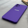 قاب گوشی Galaxy A07 سامسونگ سیلیکونی اورجینال پاک کنی درجه یک زیربسته ارغوانی کد 97711
