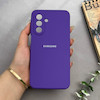قاب گوشی Galaxy A17 سامسونگ سیلیکونی اورجینال پاک کنی درجه یک زیربسته ارغوانی کد 97712