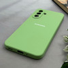 قاب گوشی Galaxy A17 سامسونگ سیلیکونی اورجینال پاک کنی درجه یک زیربسته سبز مغز پسته ای کد 97716