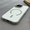 قاب گوشی iPhone 17 آیفون اورجینال Premium Case پشت سیلیکونی پاک کنی مگ سیف اورجینال لنزمتال سفید کد E21-97718