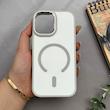 قاب گوشی iPhone 17 آیفون اورجینال Premium Case پشت سیلیکونی پاک کنی مگ سیف اورجینال لنزمتال سفید کد E21-97718
