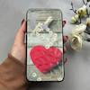 قاب گوشی Redmi Note 8 - Redmi Note 8 2021 شیائومی طرح دار فانتزی الماسی قلب سرخ کد 97775