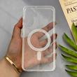 قاب گوشی Galaxy A17 سامسونگ Luxury طلقی شفاف رزینی PTO طرح مگ سیف شاین اکلیلی کد 124894