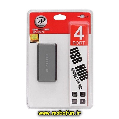 مشخصات و خرید هاب XP Product ایکس پی پروداکت چهار پورت USB 2.0 مدل XP-H847D، خرید هاب XP Product ایکس پی پروداکت چهار پورت USB 2.0 مدل XP-H847D از فروشگاه موبوفان، قیمت هاب XP Product ایکس پی پروداکت چهار پورت USB 2.0 مدل XP-H847D