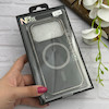 قاب گوشی iPhone 17 Pro آیفون سوزنی لاکچری مگ سیف دار دور کرومی اورجینال NEW CASE مشکی کد 125045