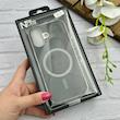 قاب گوشی iPhone 17 آیفون سوزنی لاکچری مگ سیف دار دور کرومی اورجینال NEW CASE مشکی کد 125046