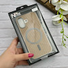 قاب گوشی iPhone 17 آیفون سوزنی لاکچری مگ سیف دار دور کرومی اورجینال NEW CASE قهوه ای کد 125048
