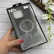 قاب گوشی iPhone 16 Pro Max آیفون سوزنی لاکچری مگ سیف دار دور کرومی اورجینال NEW CASE مشکی کد 125054