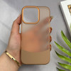 قاب گوشی iPhone 16 Pro آیفون لاکچری اورجینال مات دوتیکه HARD سخت نسکافه ای کد 125917