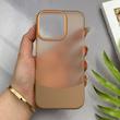 قاب گوشی iPhone 16 Pro آیفون لاکچری اورجینال مات دوتیکه HARD سخت نسکافه ای کد 125917