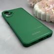 قاب گوشی Galaxy A06 سامسونگ کربن Puloka سیلیکونی ژله ای محافظ لنز دار سبز کد 125298