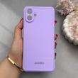 قاب گوشی Galaxy A07 سامسونگ کربن Puloka سیلیکونی ژله ای محافظ لنز دار یاسی کد 125302