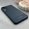 قاب گوشی Galaxy A16 سامسونگ کربن Puloka سیلیکونی ژله ای محافظ لنز دار سرمه ای کد 125329