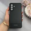 قاب گوشی Galaxy A17 سامسونگ کربن Puloka سیلیکونی ژله ای محافظ لنز دار مشکی کد 125331