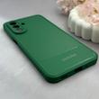 قاب گوشی Galaxy A17 سامسونگ کربن Puloka سیلیکونی ژله ای محافظ لنز دار سبز کد 125333