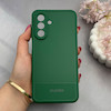 قاب گوشی Galaxy A17 سامسونگ کربن Puloka سیلیکونی ژله ای محافظ لنز دار سبز کد 125333