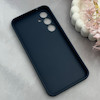 قاب گوشی Galaxy A55 سامسونگ کربن Puloka سیلیکونی ژله ای محافظ لنز دار سرمه ای کد 125339