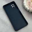قاب گوشی Galaxy A12 - M12 سامسونگ کربن Puloka سیلیکونی ژله ای محافظ لنز دار سرمه ای کد 125349