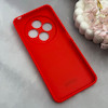 قاب گوشی Redmi 14C - Poco C75 - Redmi A4 شیائومی کربن Puloka سیلیکونی ژله ای محافظ لنز دار قرمز کد 125367