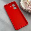 قاب گوشی Redmi A5 - Poco C71 شیائومی کربن Puloka سیلیکونی ژله ای محافظ لنز دار قرمز کد 125374
