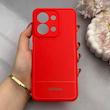 قاب گوشی Redmi 15C - Poco C85 شیائومی کربن Puloka سیلیکونی ژله ای محافظ لنز دار قرمز کد 125375