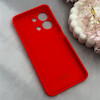 قاب گوشی Redmi 15C - Poco C85 شیائومی کربن Puloka سیلیکونی ژله ای محافظ لنز دار قرمز کد 125375