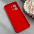 قاب گوشی Redmi 15C - Poco C85 شیائومی کربن Puloka سیلیکونی ژله ای محافظ لنز دار قرمز کد 125375