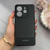 قاب گوشی Redmi Note 14 4G شیائومی کربن Puloka سیلیکونی ژله ای محافظ لنز دار مشکی کد 125392
