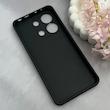 قاب گوشی Redmi Note 13 4G شیائومی کربن Puloka سیلیکونی ژله ای محافظ لنز دار مشکی کد 125395