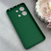 قاب گوشی Redmi Note 13 4G شیائومی کربن Puloka سیلیکونی ژله ای محافظ لنز دار سبز کد 125397