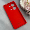 قاب گوشی Redmi Note 13 Pro 4G - Poco M6 Pro 4G شیائومی کربن Puloka سیلیکونی ژله ای محافظ لنز دار قرمز کد 125402