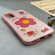 قاب گوشی Galaxy A15 سامسونگ اکلیلی شاین Flower سخت بنددار کنفی گل صورتی کد 125413
