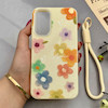 قاب گوشی Galaxy A15 سامسونگ اکلیلی شاین Flower سخت بنددار کنفی گل زرد کد 125414