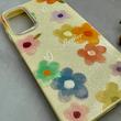 قاب گوشی Galaxy A15 سامسونگ اکلیلی شاین Flower سخت بنددار کنفی گل زرد کد 125414