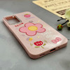 قاب گوشی Galaxy A16 سامسونگ اکلیلی شاین Flower سخت بنددار کنفی گل صورتی کد 125416
