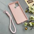 قاب گوشی Galaxy A21S سامسونگ اکلیلی شاین Flower سخت بنددار کنفی گل صورتی کد 125420