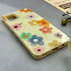 قاب گوشی Galaxy A31 سامسونگ اکلیلی شاین Flower سخت بنددار کنفی گل زرد کد 125423