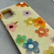 قاب گوشی Galaxy A31 سامسونگ اکلیلی شاین Flower سخت بنددار کنفی گل زرد کد 125423