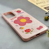 قاب گوشی Galaxy A33 سامسونگ اکلیلی شاین Flower سخت بنددار کنفی گل صورتی کد 125425