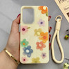 قاب گوشی Galaxy A33 سامسونگ اکلیلی شاین Flower سخت بنددار کنفی گل زرد کد 125426