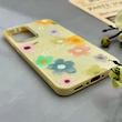 قاب گوشی Galaxy A36 سامسونگ اکلیلی شاین Flower سخت بنددار کنفی گل زرد کد 125427