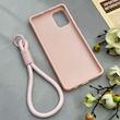 قاب گوشی Galaxy A51 سامسونگ اکلیلی شاین Flower سخت بنددار کنفی گل صورتی کد 125430