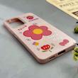 قاب گوشی Galaxy A53 سامسونگ اکلیلی شاین Flower سخت بنددار کنفی گل صورتی کد 125433
