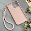 قاب گوشی iPhone 13 Pro Max آیفون اکلیلی شاین Flower سخت بنددار کنفی گل صورتی کد 125466