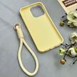 قاب گوشی iPhone 14 Pro Max آیفون اکلیلی شاین Flower سخت بنددار کنفی گل زرد کد 125468